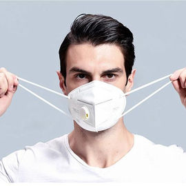 Porcellana Maschera del filtro da alta efficienza FFP2, materiale non tessuto eliminabile della maschera di polvere fabbrica