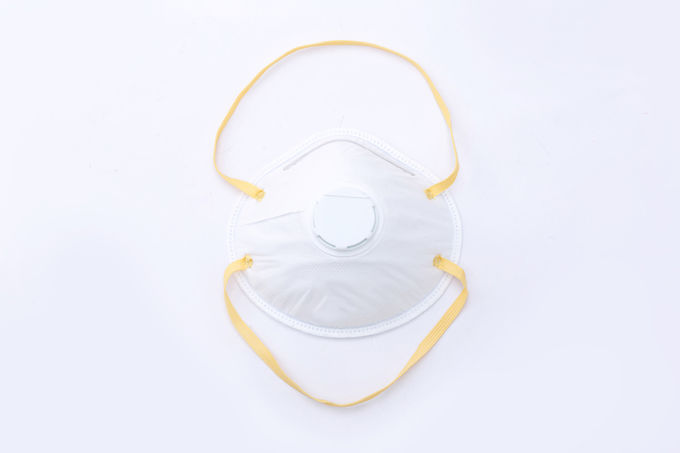 Il peso leggero bianco della maschera della tazza di colore FFP2 conveniente porta il filtro da alta efficienza