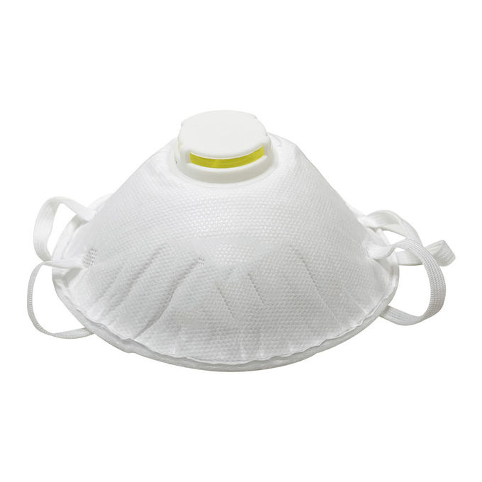 Anti maschera di protezione polverizzata della polvere, forma di cono della maschera di protezione della polvere una misura perfetta di 180 gradi